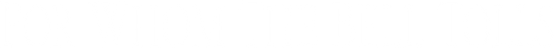 Por Quem os Sinos Dobram logo