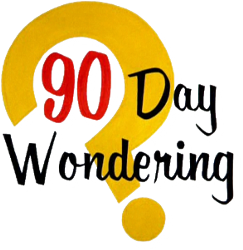 90 Day Wondering