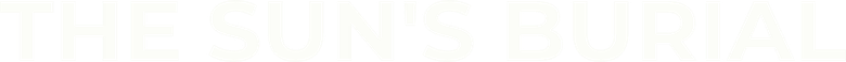 The Sun's Burial