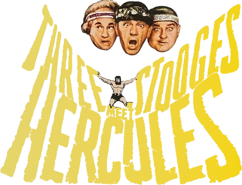 Os Três Patetas com Hércules no Olimpo logo