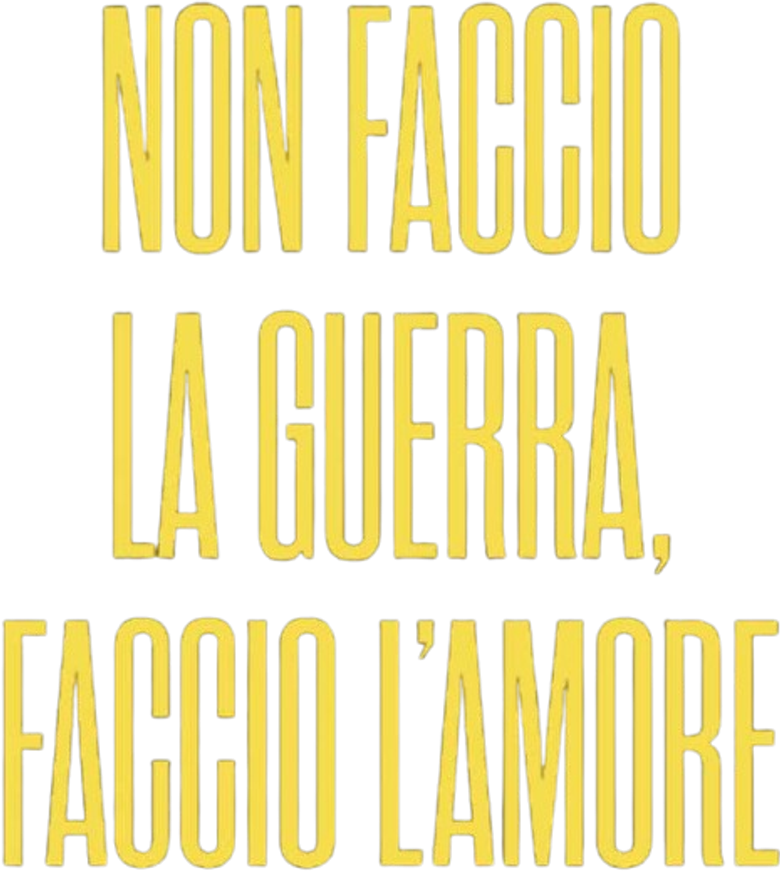 Non faccio la guerra, faccio l'amore logo