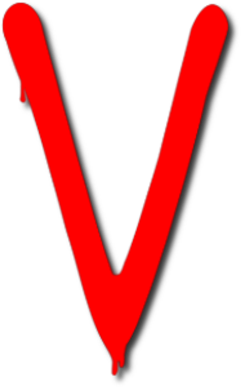 V logo