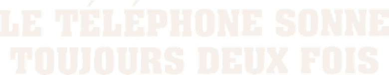 Le téléphone sonne toujours deux fois logo