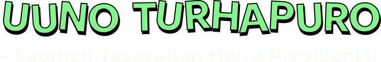 Uuno Turhapuro Suomen Tasavallan Herra Presidentti logo