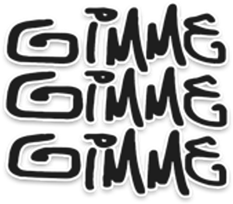 Gimme Gimme Gimme logo
