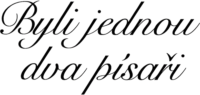 Byli jednou dva písaři... logo