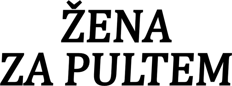 Žena za pultem logo