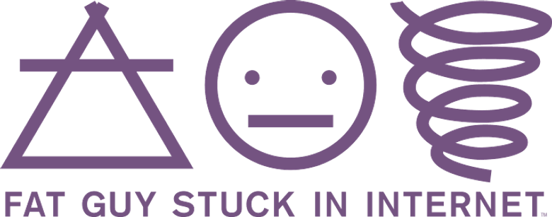 Fat Guy Stuck in Internet logo
