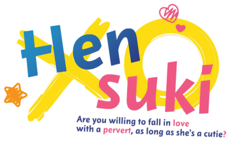 Hensuki - Are you willing to fall in love with a pervert, as long as she’s a cutie? logo