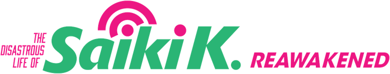 사이키 쿠스오의 재난: 끝난 줄 알았지? logo