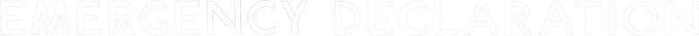 Declaración de emergencia logo