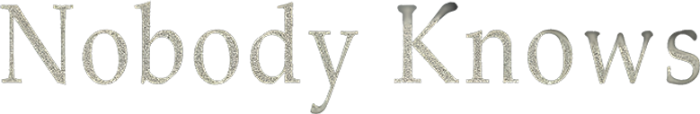 아무도 모른다 logo