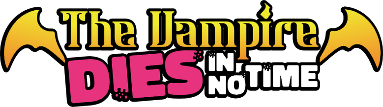 The Vampire Dies in No Time logo