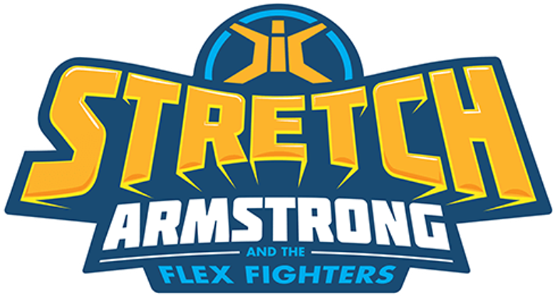 Stretch Armstrong e i Flex Fighters logo