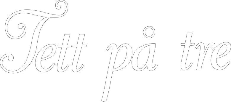 Tett på tre logo