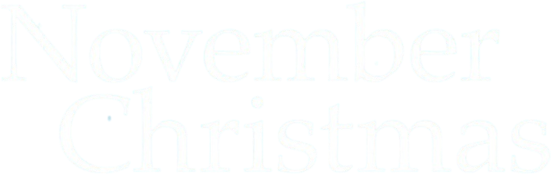 November Christmas logo
