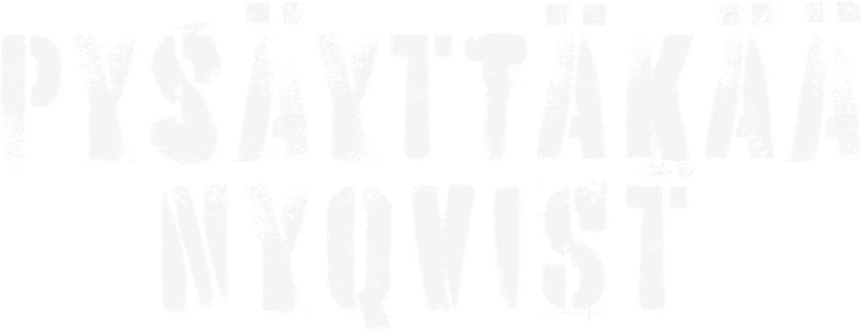 Pysäyttäkää Nyqvist logo