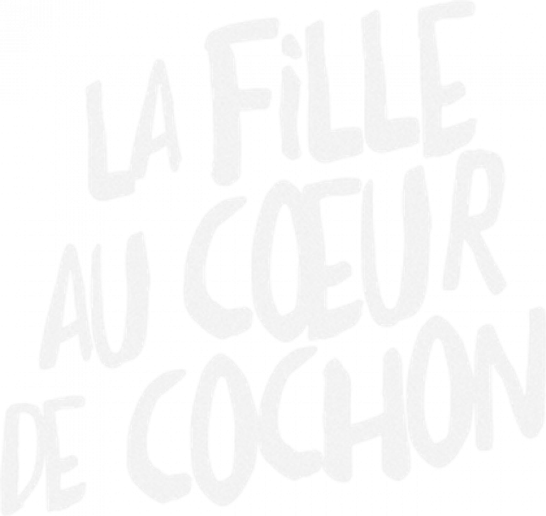 La Fille au cœur de cochon logo