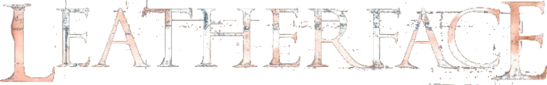 レザーフェイス 悪魔のいけにえ logo