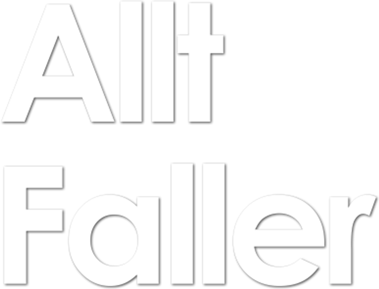 Allt faller logo
