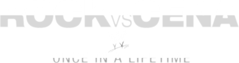 The Rock vs. John Cena: Once in a Lifetime logo