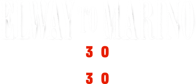 Elway To Marino
