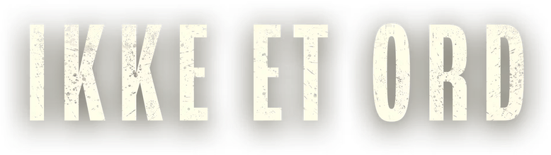 Ikke et ord logo