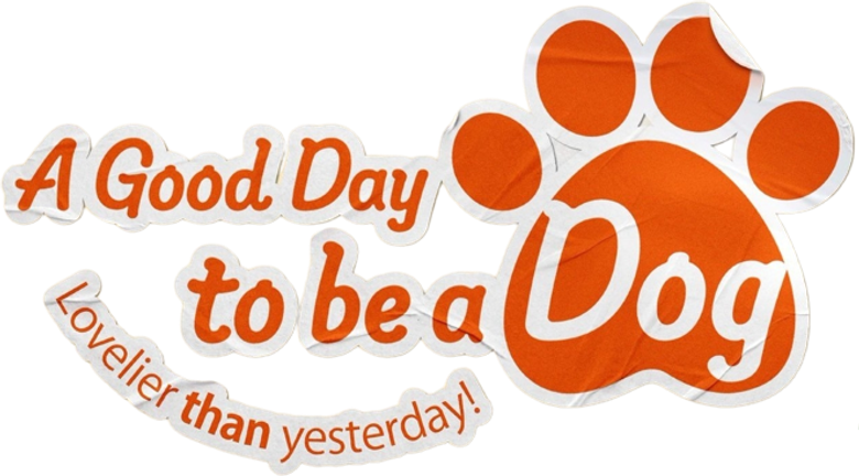 Um Bom Dia para Ser um Cachorro logo