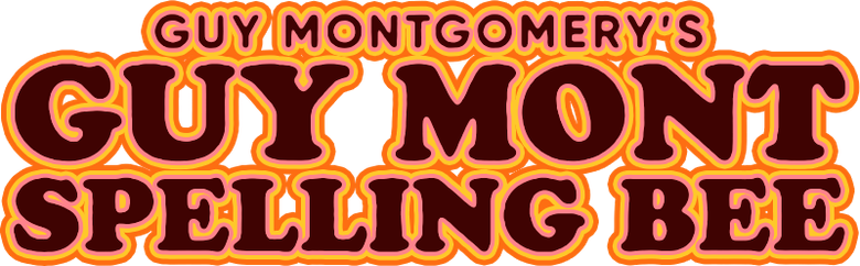 Guy Montgomery's Guy Mont Spelling Bee logo