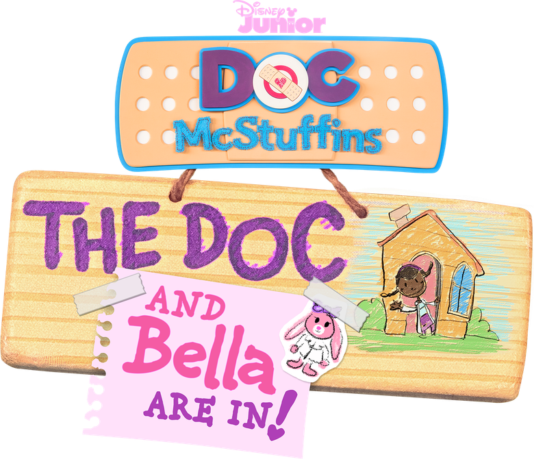 Doutora Brinquedos: Doutora e Bella a Postos logo