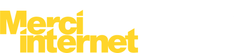 Squeezie : Merci Internet logo