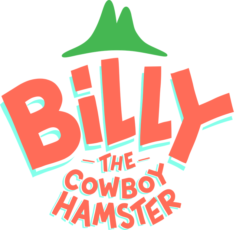 Billy, le hamster cowboy logo
