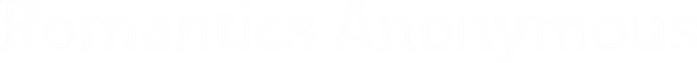 Românticos Anônimos logo