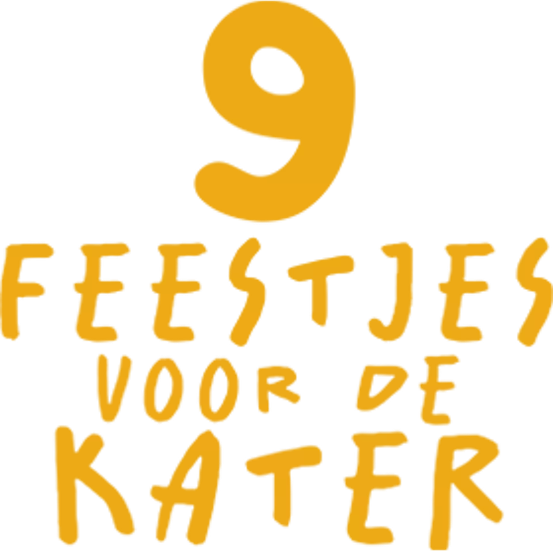 9 feestjes voor de kater logo