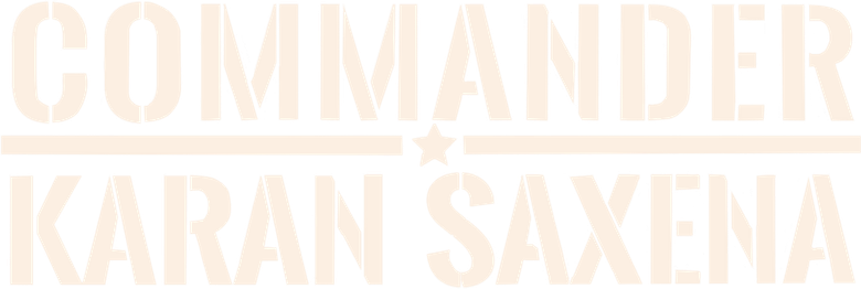 Commander Karan Saxena logo