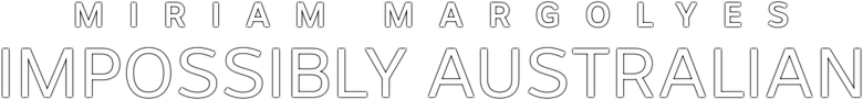 Miriam Margolyes Impossibly Australian logo