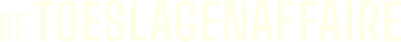 De Toeslagenaffaire logo