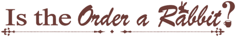Is the Order a Rabbit? logo