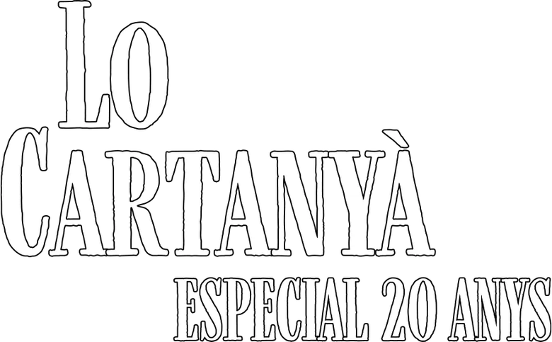 "Lo Cartanyà", especial 20 anys logo