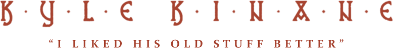 Kyle Kinane: I Liked His Old Stuff Better logo