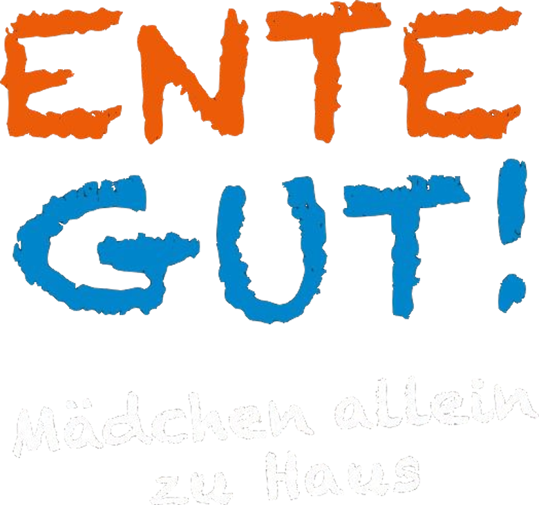 ENTE GUT! Mädchen allein zu Haus logo