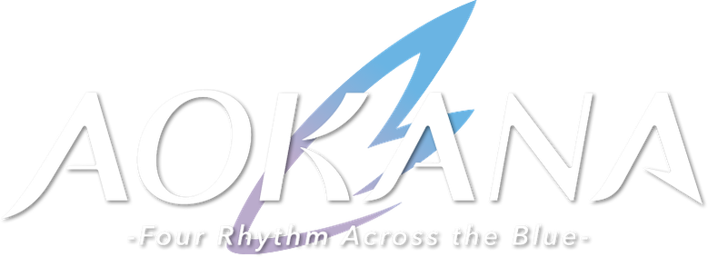 Aokana Four Rhythm Across the Blue logo