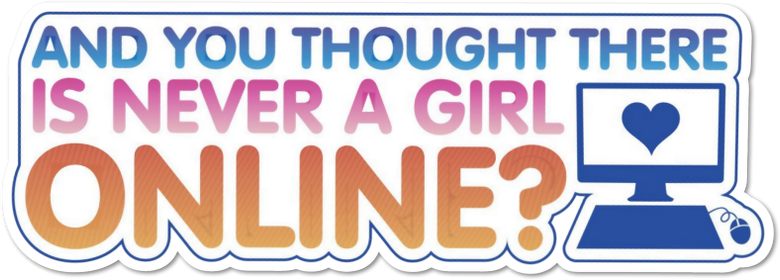 And you thought there is never a girl online? logo