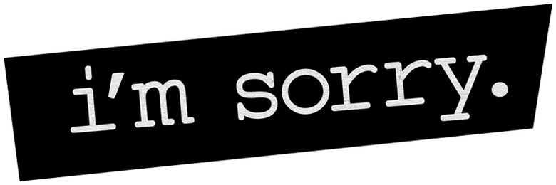 I'm Sorry logo