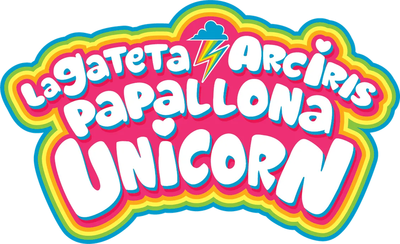 Rainbow Butterfly Unicorn Kitty logo