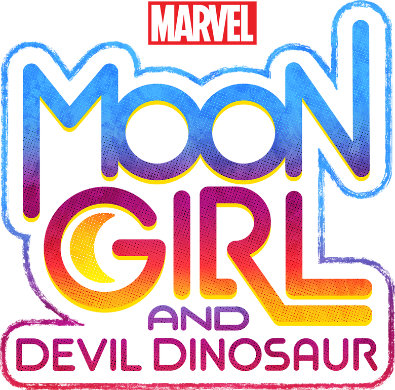 Garota da Lua e o Dinossauro Demônio logo