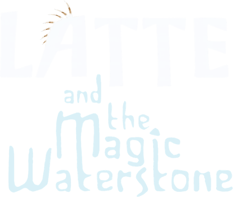 Latte Igel und der magische Wasserstein logo