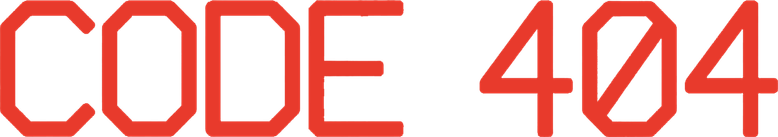 Code 404 logo
