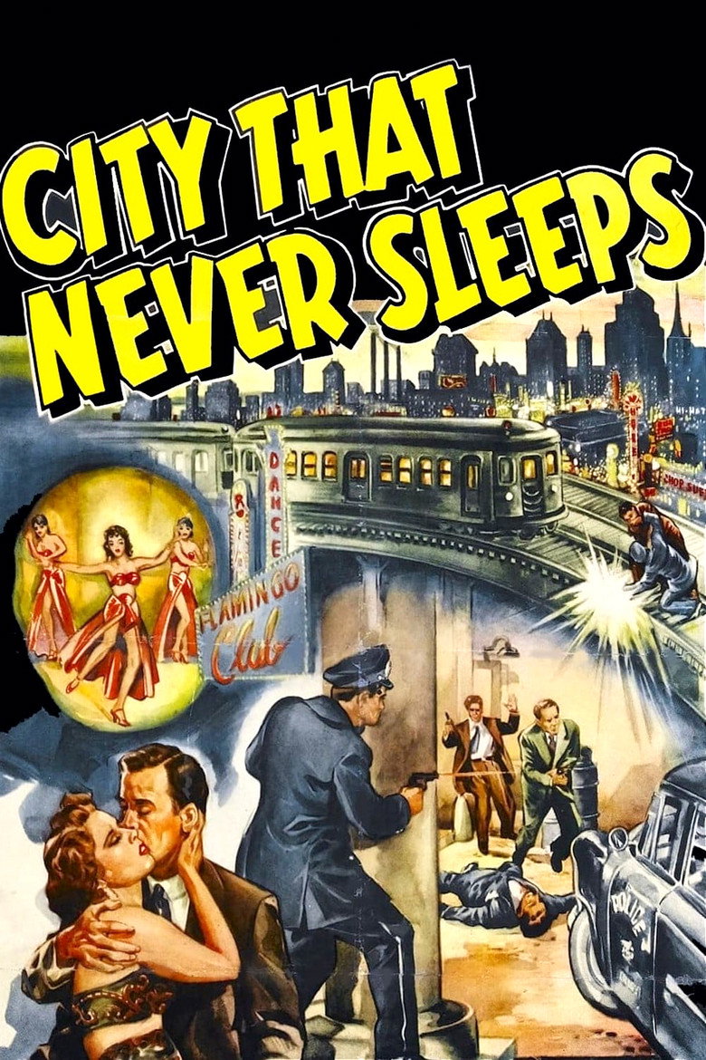 City That Never Sleeps (1953) — affiche film