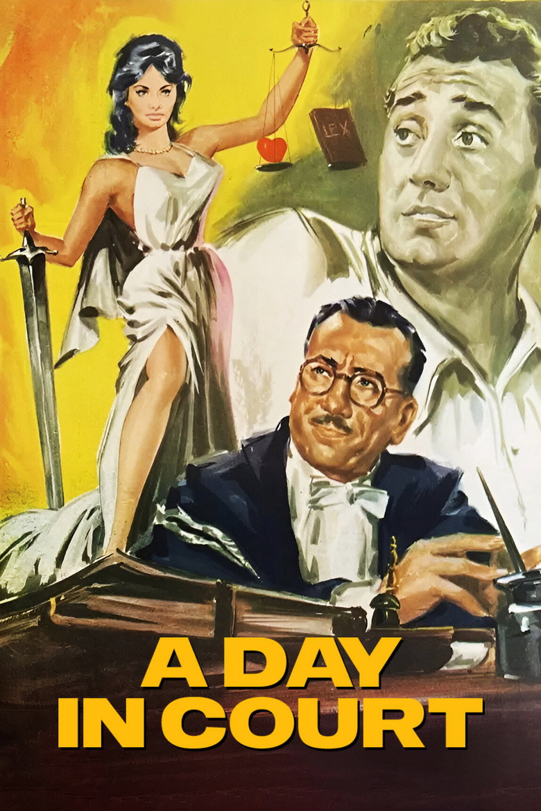 A Day in Court (1954) — affiche film